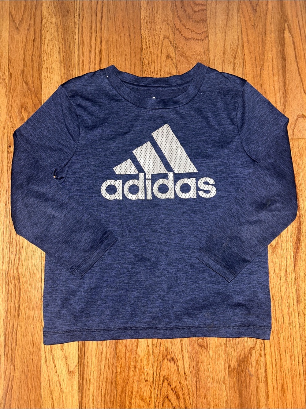 adidas Navy Blue Long-Sleeve Logo Tee NWOT